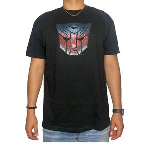 Black transformers tshirt